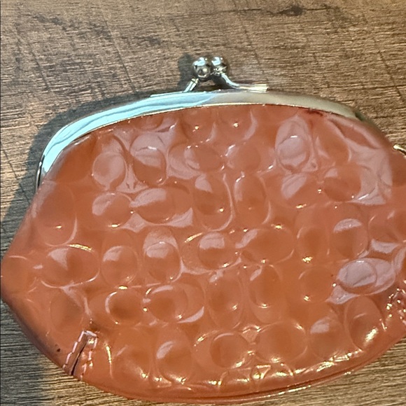 Coach Kisslock Embossed Coin Purse - Picture 2 of 6